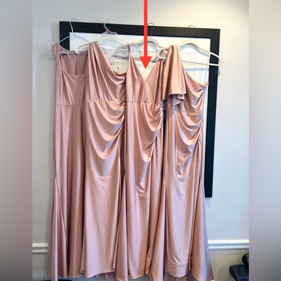 CYNTHIA & SAHAR AALIYAH · STYLE CS103 · LUXE STRETCH SATIN - Toasted Sugar - Picture 5 of 5